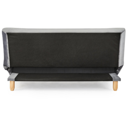 Home Detail Macey 2 Seater Grey Velvet Sofa Bed - Wilko - thumbnail 5