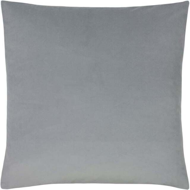 Paoletti Sunningdale Platinum Square Velvet Cushion - Size: 50 x 50 cm - Multi - Wilko - image 1