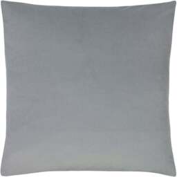 Paoletti Sunningdale Platinum Square Velvet Cushion - Size: 50 x 50 cm - Multi - Wilko - thumbnail 1