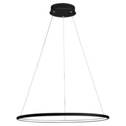 Milagro Orion Black LED Pendant Lamp 230V - Size: 40 x 40 x 90cm - Wilko