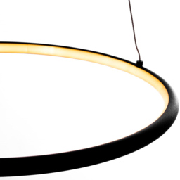 Milagro Orion Black LED Pendant Lamp 230V - Size: 40 x 40 x 90cm - Wilko - thumbnail 3