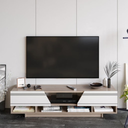 Decorotika Aspatria White and Cordoba TV Unit - Size: 34 x 160 x 37cm - Multi - Wilko - thumbnail 5