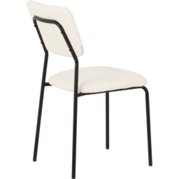 Seconique Sheldon Set of 4 Ivory Boucle Dining Chairs - White - Wilko - thumbnail 7