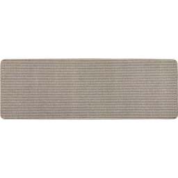 My Mat White and Brown Twist Stripe Stain Resistant Runner 67 x 200cm - Size: 67 x 200 x 2cm - Wilko - thumbnail 1