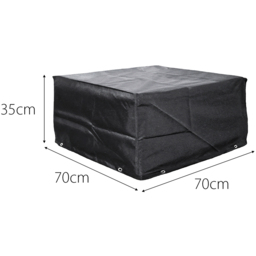Cozy Bay Acorn EZBreathe Corner L Shape Black Patio Set Cover - Size: 80 x 215 x 215cm - Wilko - thumbnail 7