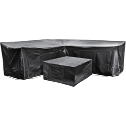 Cozy Bay Acorn EZBreathe Corner L Shape Black Patio Set Cover - Size: 80 x 215 x 215cm - Wilko - thumbnail 1