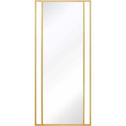 The Fenestra Gold Metal Leaner Wall Mirror 180 x 80cm - MirrorOutlet - Wilko - thumbnail 1