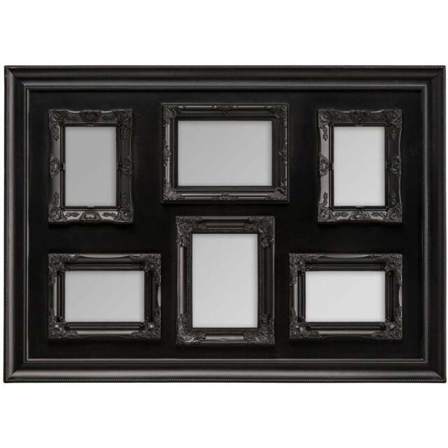 Premier Housewares 2300831 Complements 6-Photo Black Photo Frame - Size: Multi - Wilko - image 1