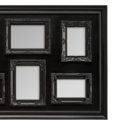 Premier Housewares 2300831 Complements 6-Photo Black Photo Frame - Size: Multi - Wilko - thumbnail 3