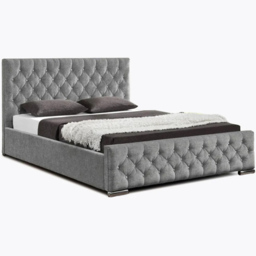 Home Detail Arya Super King Silver Chenille Ottoman Bed - Wilko - thumbnail 3