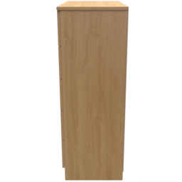 Crowndale Dorset 5 Drawer Modern Oak Chest of Drawers Ready Assembled - Wood - Wilko - thumbnail 5