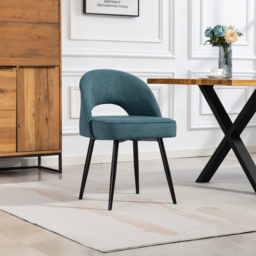 Artemis Home Ashley Set of 2 Teal Dining Chairs - Wilko - thumbnail 5