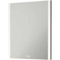 Sorrelis Darien Portrait Tunable LED Mirror 80 x 60cm - Size: 60 x 80 x 2.8cm - Multi - Wilko - thumbnail 1