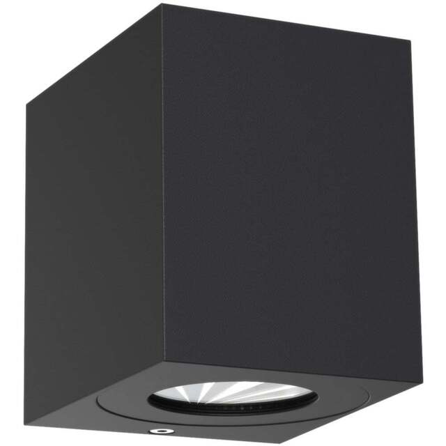 Nordlux Canto Kubi 2 Seaside Black Wall Light - Size: 10.6 x 8.7 x 10.6cm - Wilko - image 1