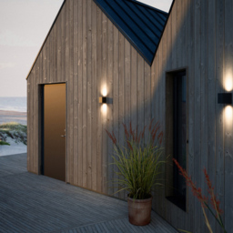 Nordlux Canto Kubi 2 Seaside Black Wall Light - Size: 10.6 x 8.7 x 10.6cm - Wilko - thumbnail 3