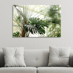 Benjamin Tate Design Green Plants in Botanical Garden Canvas 61 x 41cm - Wilko - thumbnail 4
