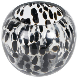 Black Confetti Candle Holder Black - Wilko - thumbnail 4