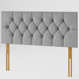 Aspire Furniture Olivier Double Grey Eire Linen Headboard - Aspire Beds - Wilko - thumbnail 3