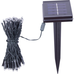 GardenKraft 2 Pack Bright White 100 LED Solar Light - Size: 20.5 x 8.5 x 9cm - Multi - Wilko - thumbnail 3