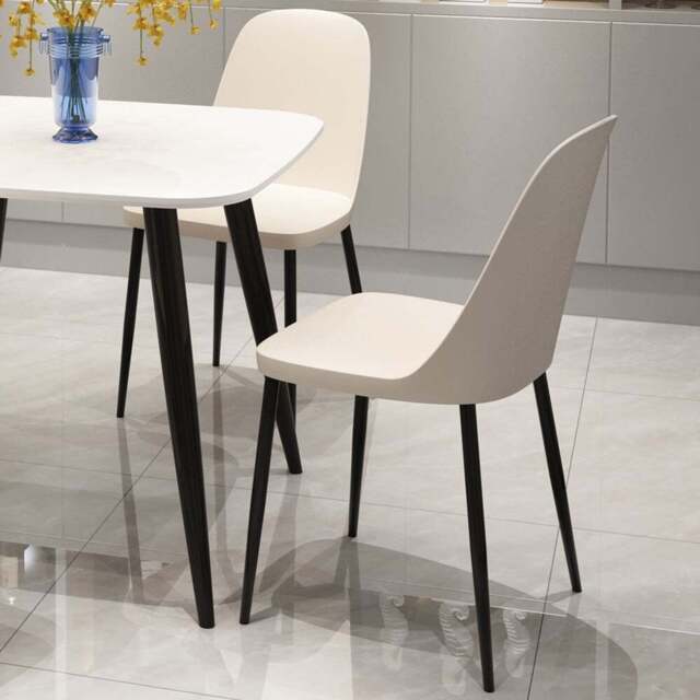 Core Products Aspen Duo Set of 2 Calico and Black Dining Chairs - Multi - Wilko - image 1