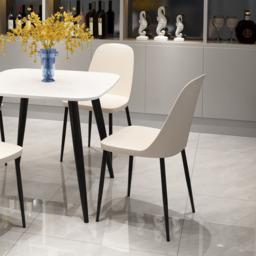 Core Products Aspen Duo Set of 2 Calico and Black Dining Chairs - Multi - Wilko - thumbnail 5