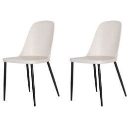 Core Products Aspen Duo Set of 2 Calico and Black Dining Chairs - Multi - Wilko - thumbnail 3
