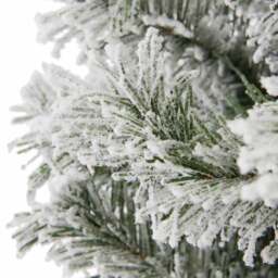 Wilko Flocked Fir Christmas Tree Green 7ft - thumbnail 5
