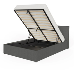 GFW Ascot King Grey End Lift Ottoman Bed - Wilko - thumbnail 4