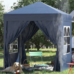 2x2m Gazebo Marquee Party Tent Blue - Size: 240 x 200 x 200cm - Outsunny - Wilko - thumbnail 1