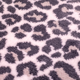 Allure Bath Fashions Monochrome Jacquard Leopard Non-Slip Bath Mat 50 x 80cm - Grey - Wilko - thumbnail 5