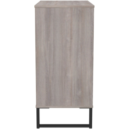 Crowndale Hong Kong 4 Drawer Grey Oak Chest of Drawers Ready Assembled - Wilko - thumbnail 4