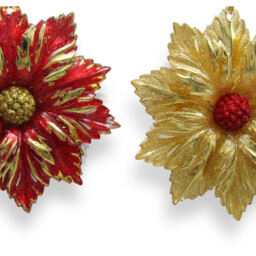 Glitter Pointsettia Hanging Decoration - Sleigh Bells Ring - Wilko - thumbnail 5