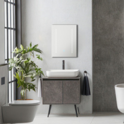 Sorrelis Averon Tunable LED Mirror 50 x 39cm - Size: 39 x 50 x 5.7cm - Multi - Wilko - thumbnail 3