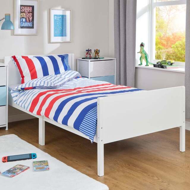 Liberty House Toys Single White Kids Bed - Wilko - image 1