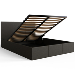GFW Double Grey End Lift Ottoman Bed - Wilko - thumbnail 5