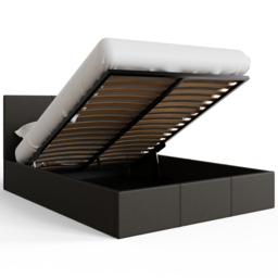GFW Double Grey End Lift Ottoman Bed - Wilko - thumbnail 7