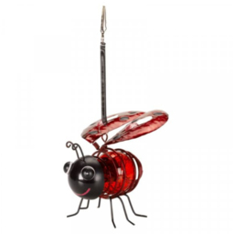 Garden Mile Hanging Lady Bug Solar LED Light 2 Pack - Size: 11 x 12 x 12cm - Red - Wilko - thumbnail 4