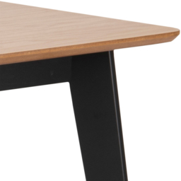 Florence Roxby Dining Table Oak and Black - Furniture To Go - Wilko - thumbnail 5