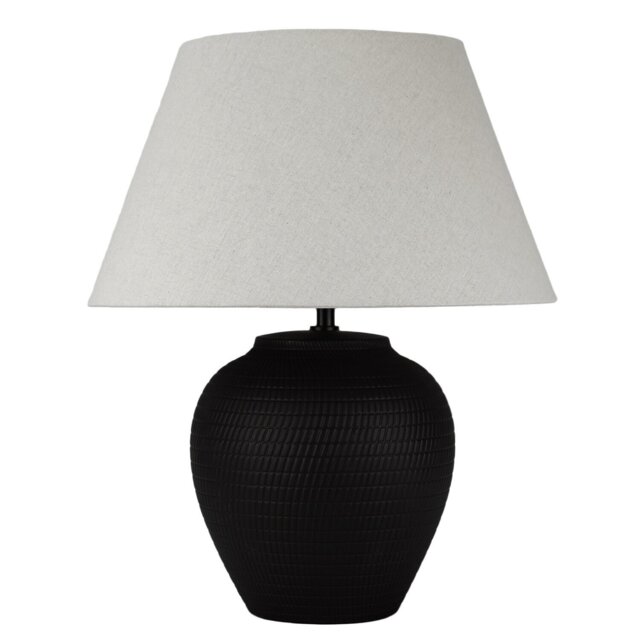Navarre Table Lamp - Black - Wilko - image 1