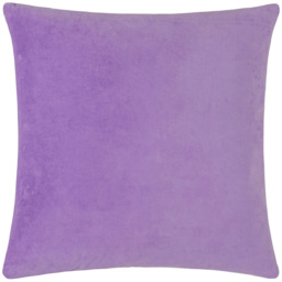 Paoletti Mentera Lilac Coral Floral Velvet Cushion - Size: 50 x 50 cm - Multi - Wilko - thumbnail 4