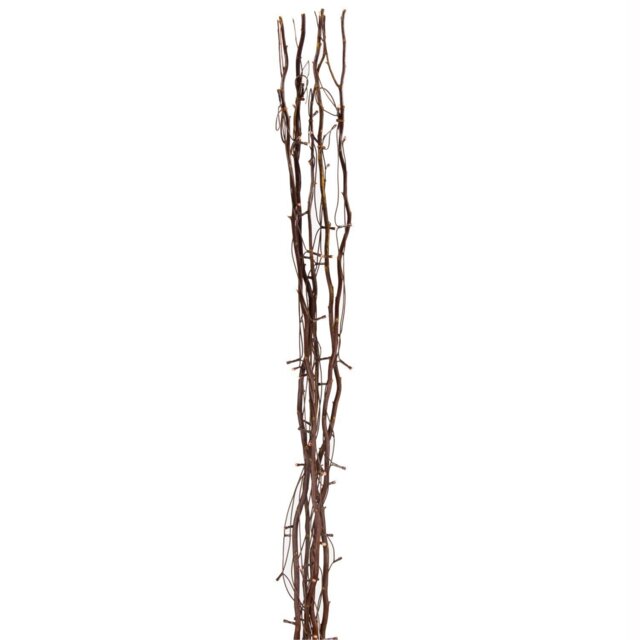 Brown Twig 60 LED Decorative Light - Wood - Wilko - image 1