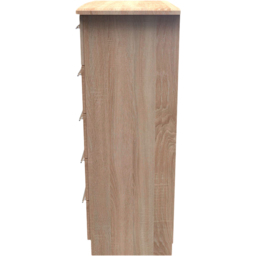 Crowndale Sherwood 5 Drawer Bardolino Oak Chest of Drawers - Brown - Wilko - thumbnail 4