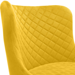 Julian Bowen Berwick 6 Seater Rectangular Dining Set with Low Bench Mustard - Yellow - Wilko - thumbnail 7