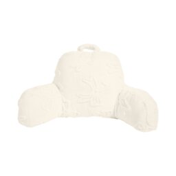Bow Faux Fur Cuddle Chair Natural - Size: 85 x 43 x 40 cm - Divante - Wilko - thumbnail 1