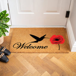 Coco & Coir Poppy Nectar Coir Door Mat 45 x 75cm - n/a - Coco & Coir ® - Wilko - thumbnail 3