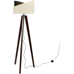 Avery Floor Lamp - White and Black - Wilko - thumbnail 4