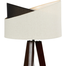 Avery Floor Lamp - White and Black - Wilko - thumbnail 6