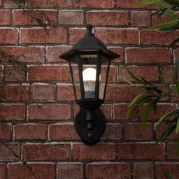 ValueLights Mayfair Black Wall Lantern - Size: 35.5 x 17 x 21cm - Wilko - thumbnail 7