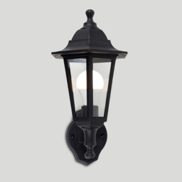 ValueLights Mayfair Black Wall Lantern - Size: 35.5 x 17 x 21cm - Wilko - thumbnail 5