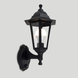 ValueLights Mayfair Black Wall Lantern - Size: 35.5 x 17 x 21cm - Wilko - thumbnail 4